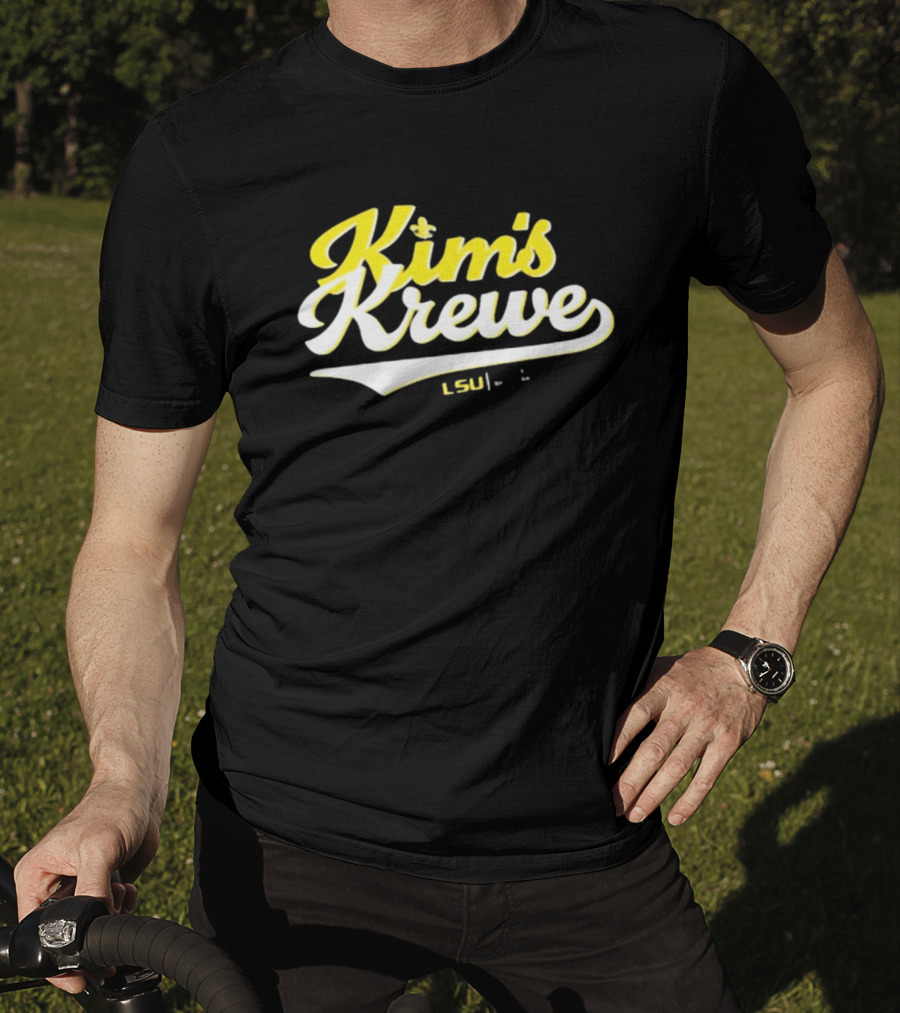 Kim's Krewe LSU Fleur-de-Lis T-Shirt