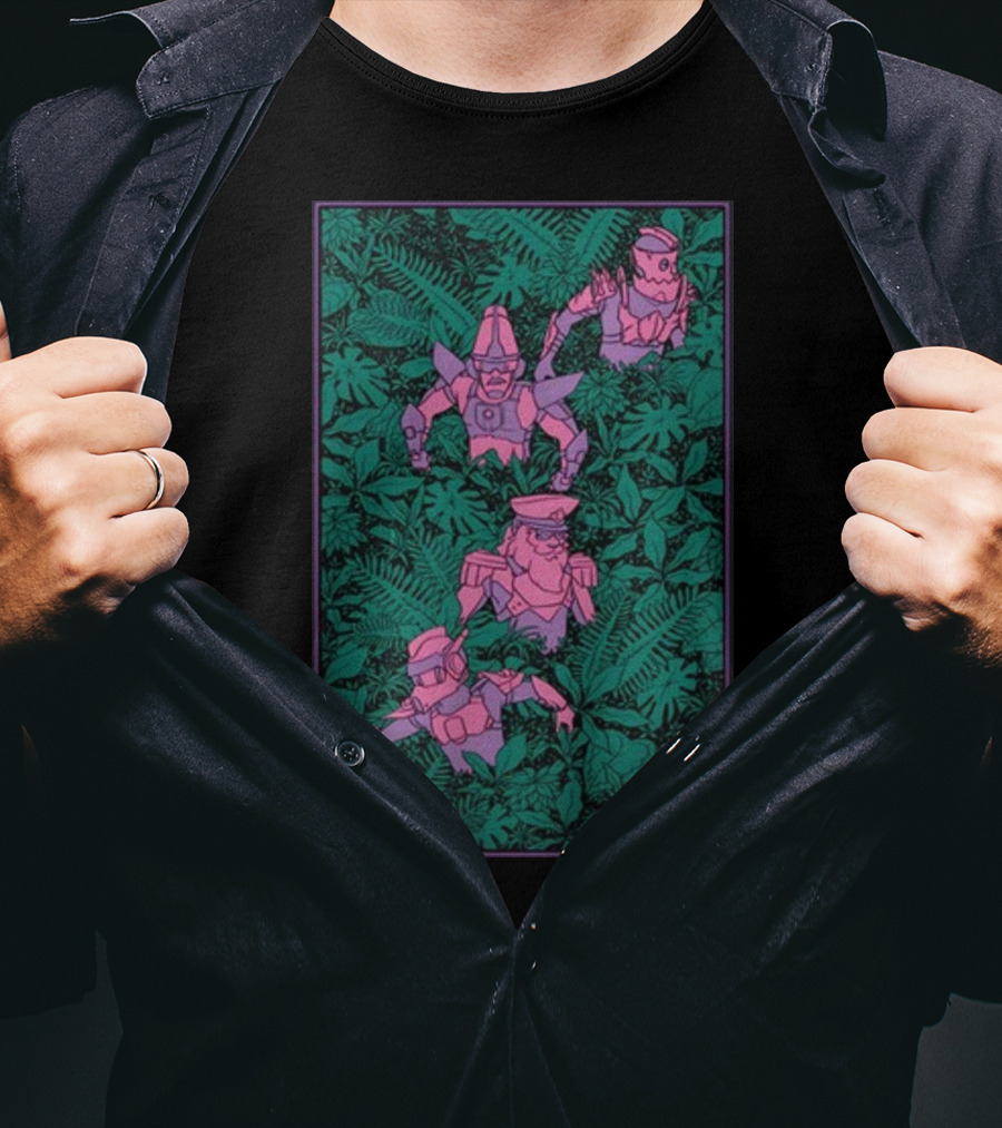 Rainforest Robot Explorers Jungle Expedition T-Shirt