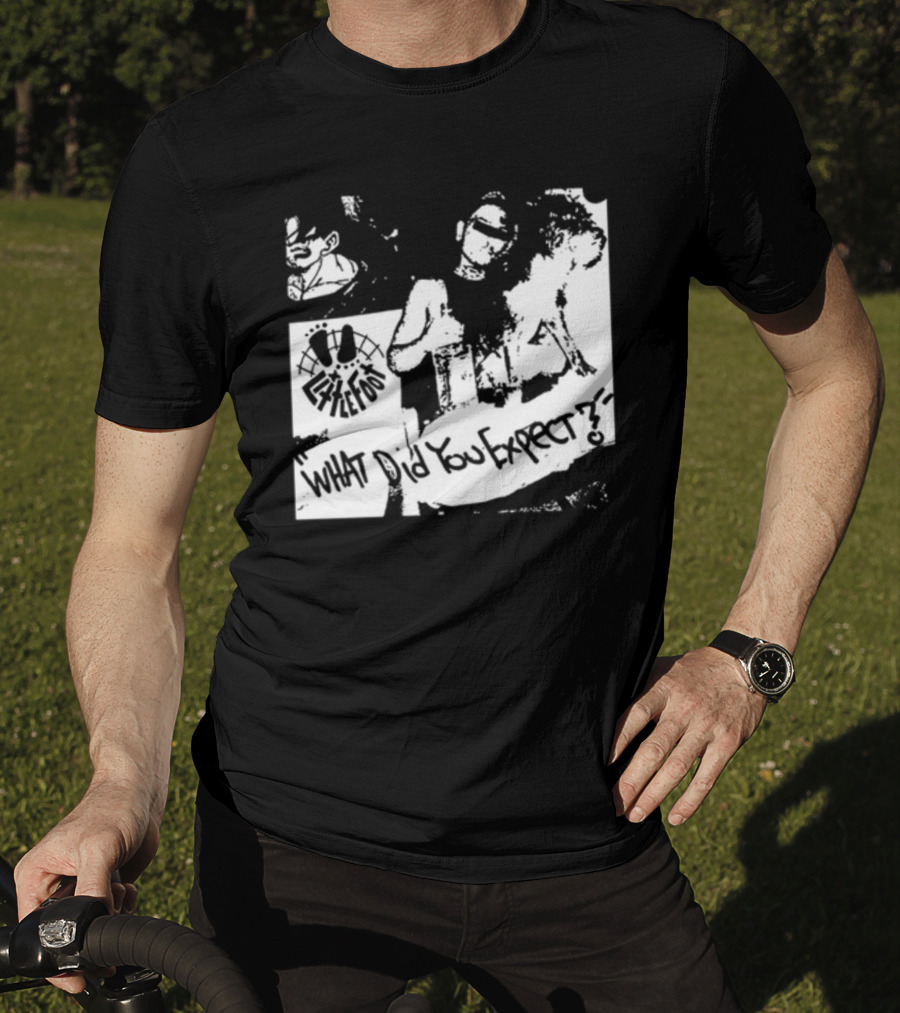 Little Foot What Did You Expect Comic Style Monochrome T-Shirt