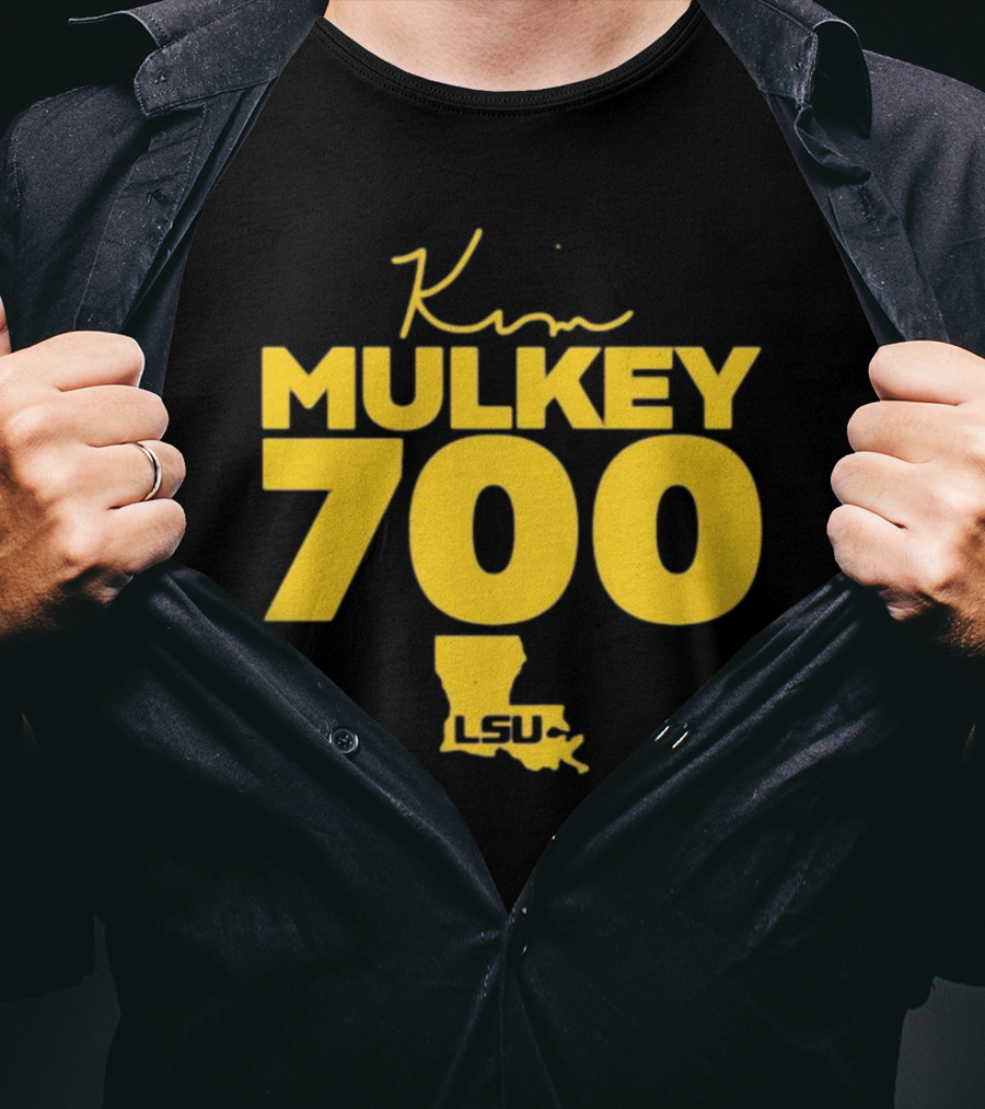 Kim Mulkey 700 LSU Women's Basketball Achievement T-Shirt