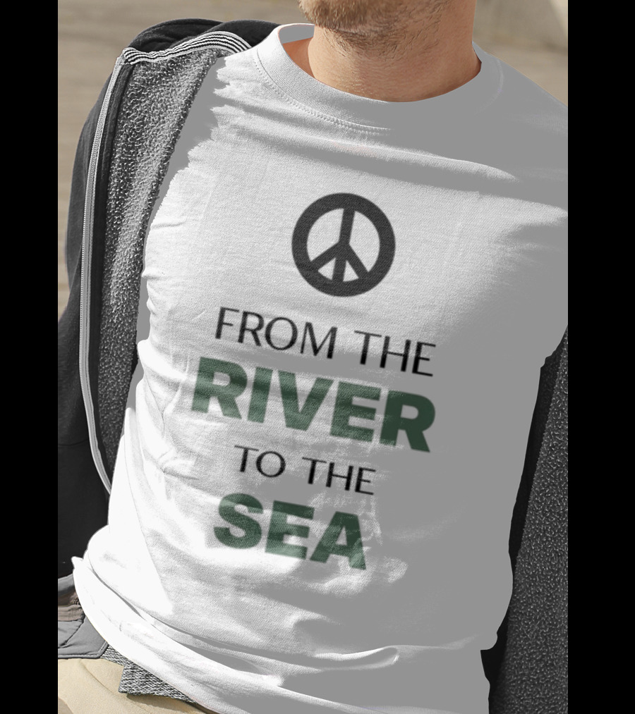 Peace Symbol From The River To The Sea T-Shirt