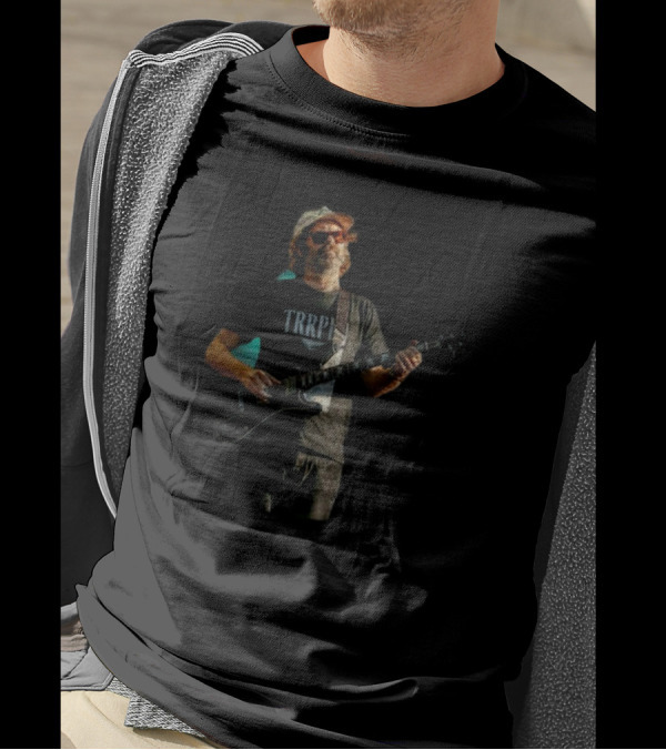 Inception Slowdive Trrpln Guitarist With Sunglasses And Hat T-Shirt