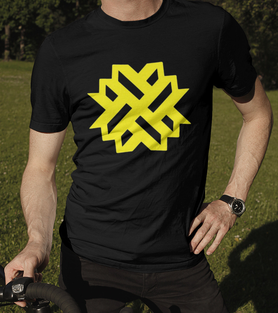 Naturewalkstudio Geometric Yellow Emblem T-Shirt