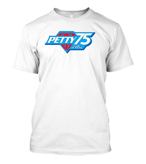 Petty 75 Years Of Racing Diamond T-Shirt