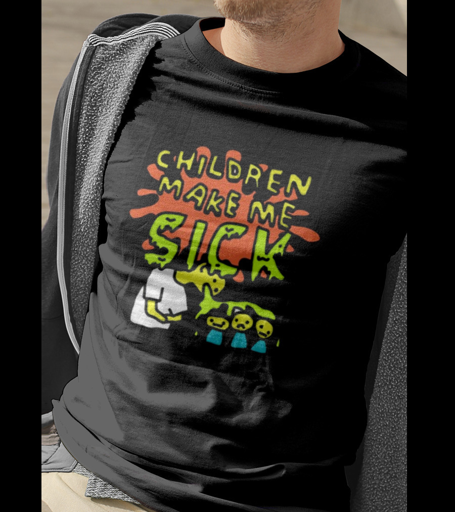 CHILDREN MAKE ME SICK Comic T-Shirt