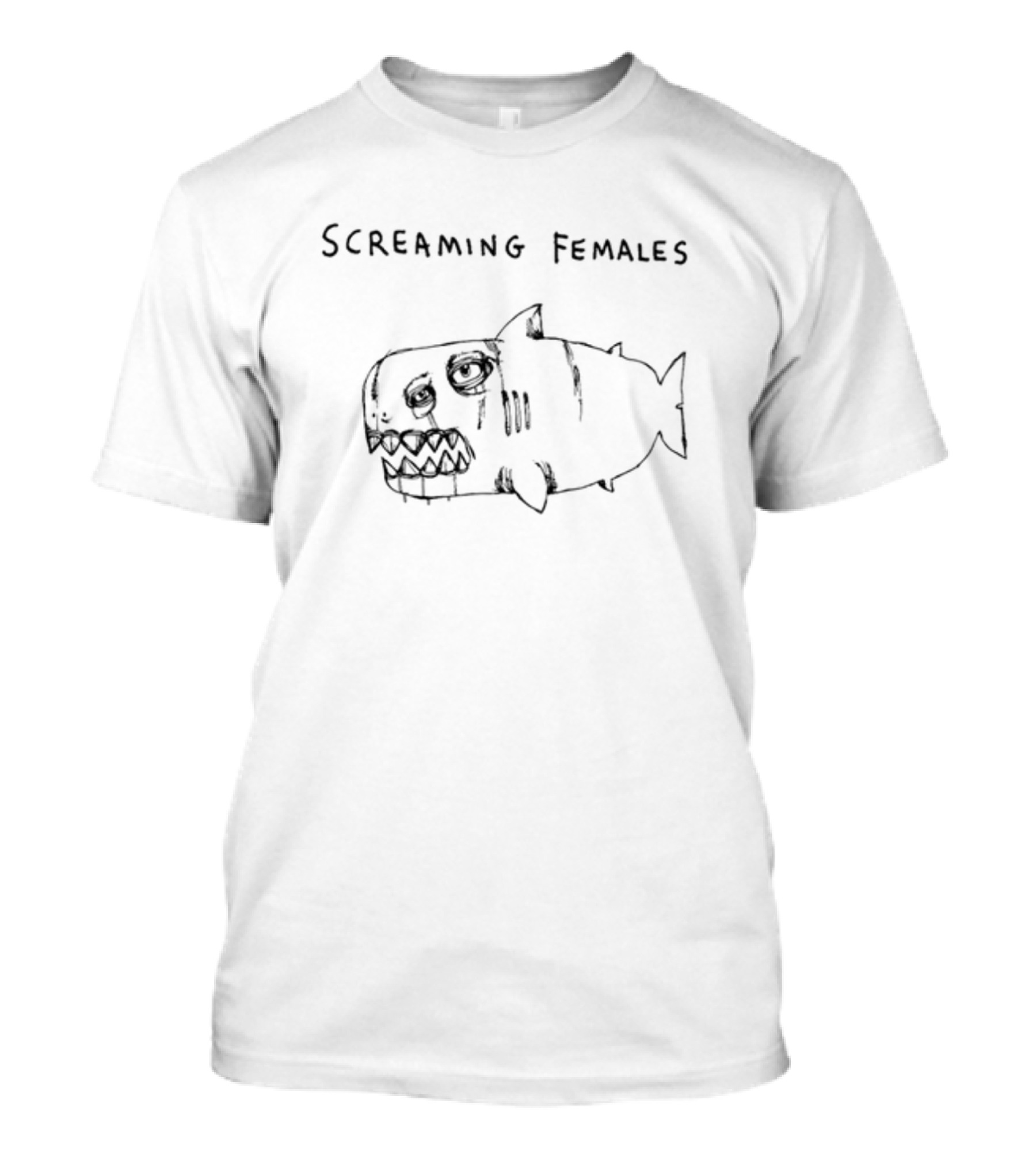 Screaming Females Shark Sketch T-Shirt