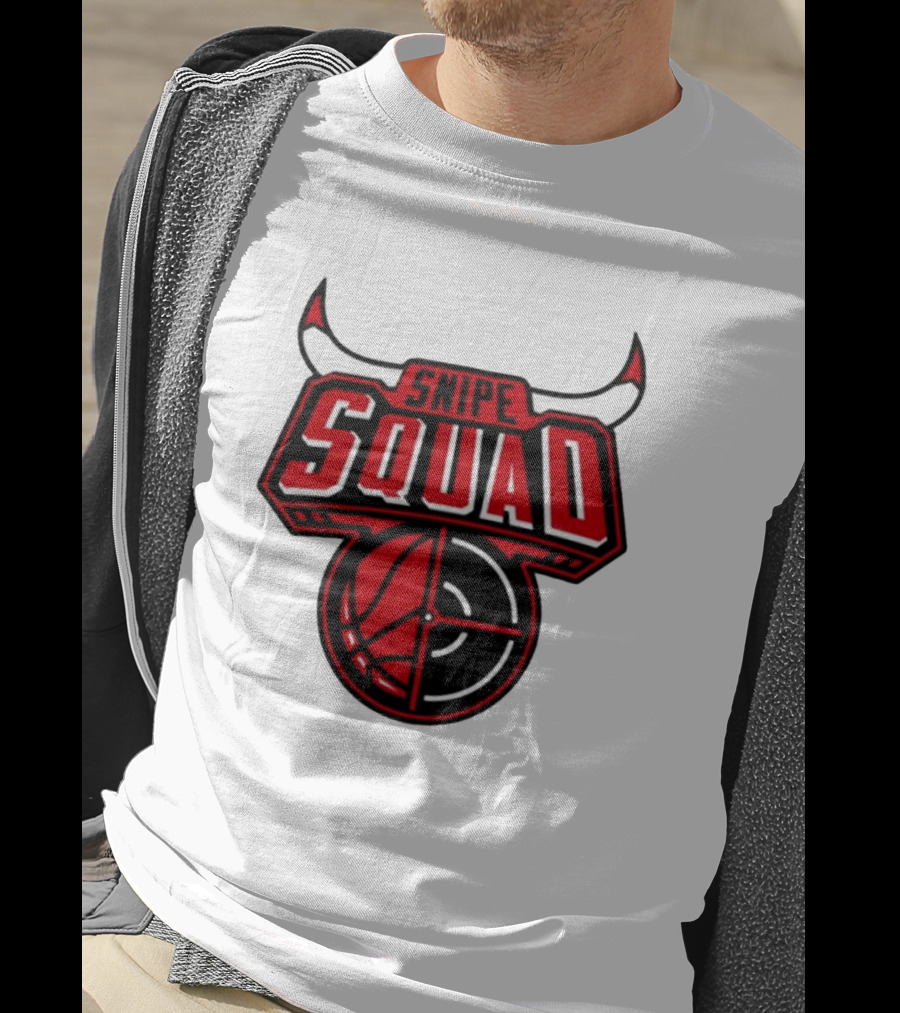 Snipe Squad Bulls Basketball Target T-Shirt