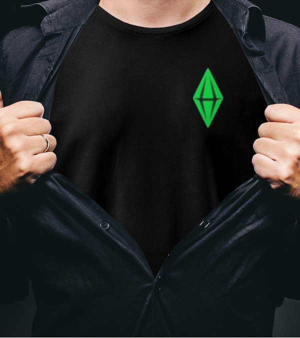 The Sims Onyx Runners Green Plumbob Icon T-Shirt