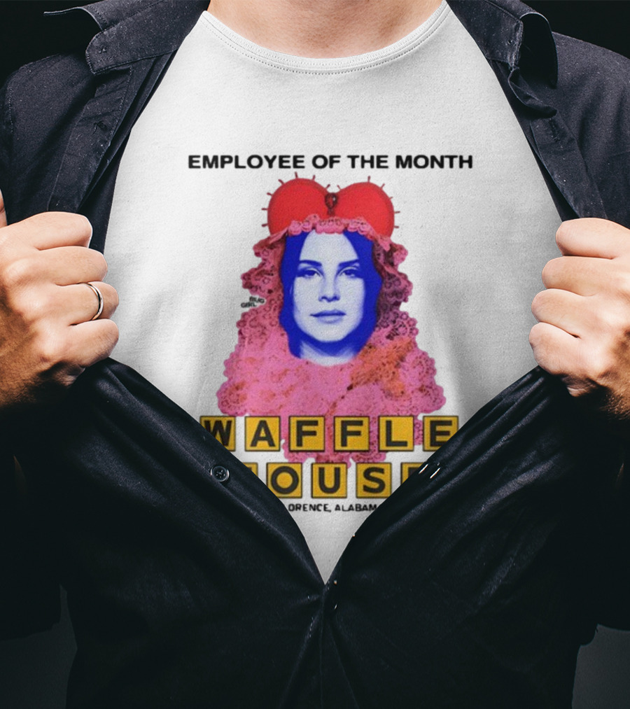 Employee Of The Month Waffle House Lana Del Waitress Buggirl200 T-Shirt