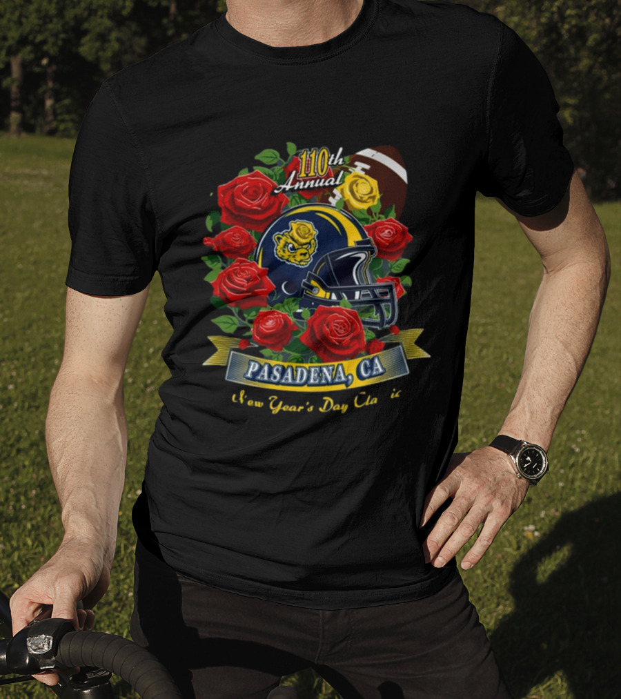 110th Annual Pasadena CA New Year's Day Football Roses T-Shirt