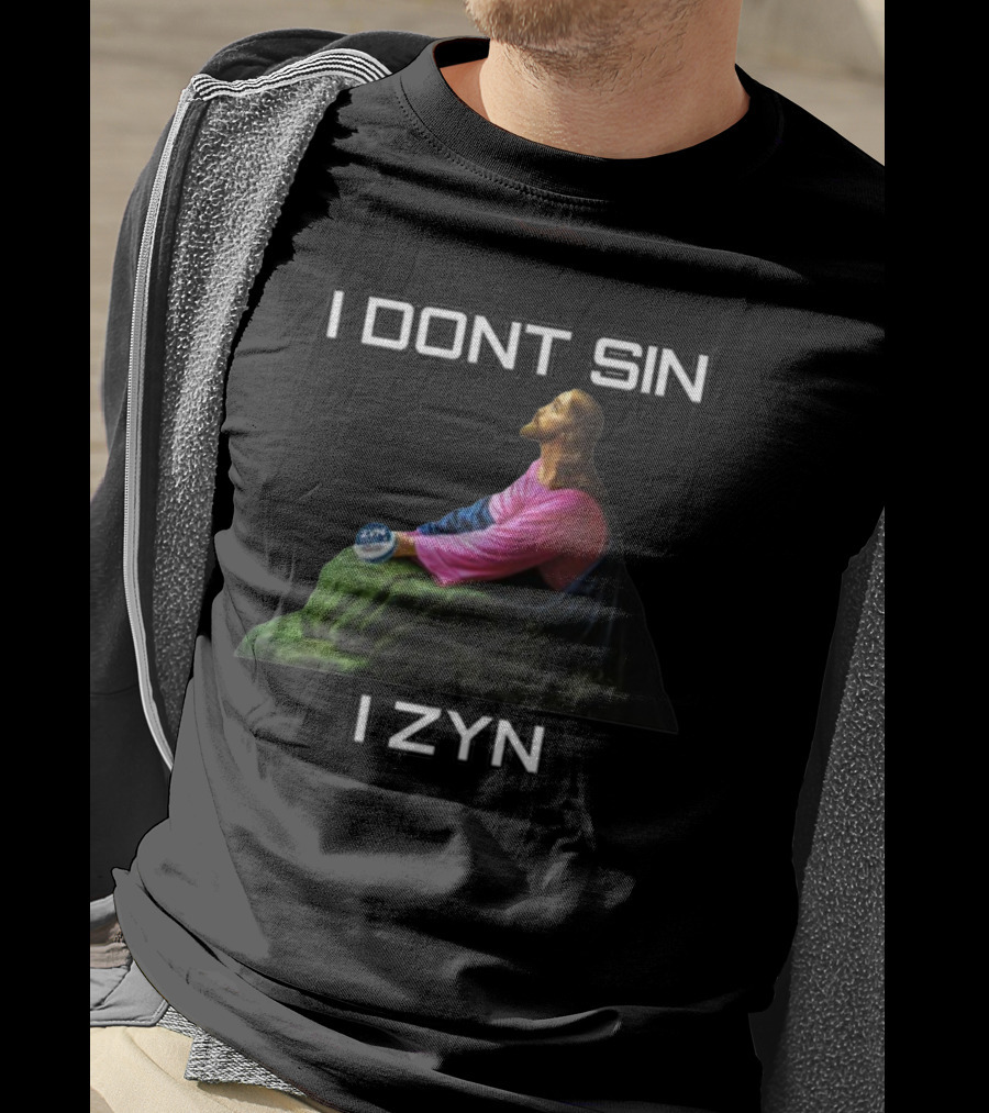 I Dont Sin I Zyn Jesus Holding Zyn Can T-Shirt
