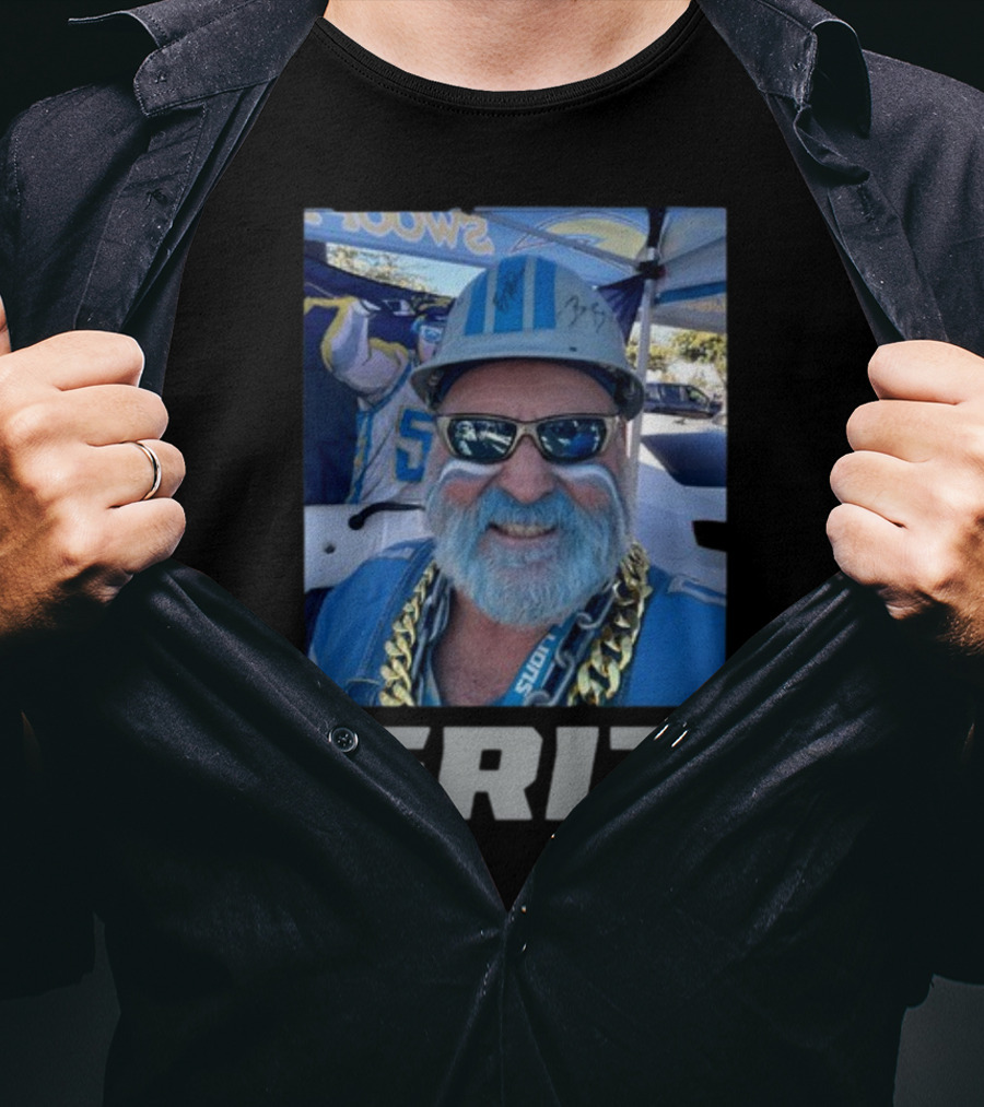 Lions Grit Gameday Enthusiast Celebrating Ron Crackman Crachiola T-Shirt