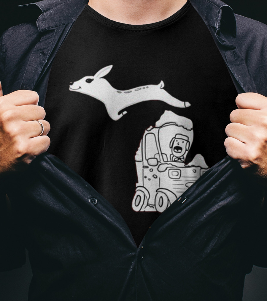 Michigan For Deer Ice Road Truck Journey T-Shirt