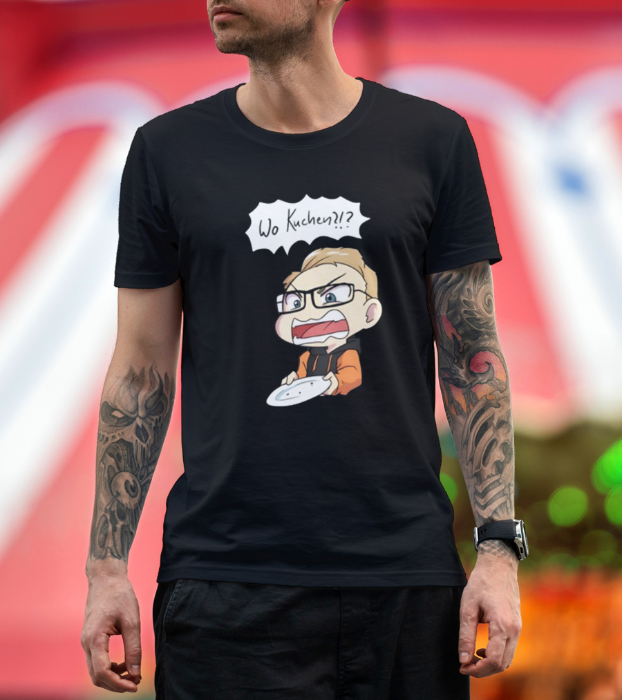 Wo Kuchen Kittycat Cakes Damen Comic Style Character T-Shirt