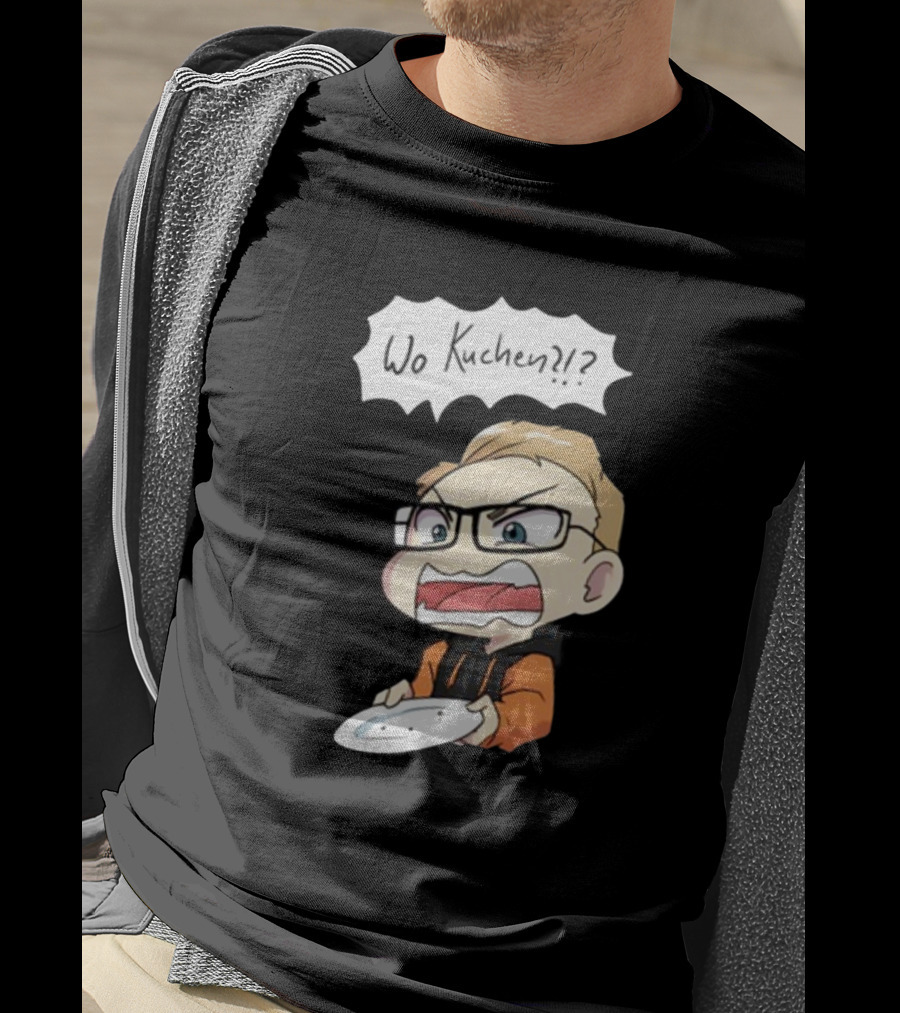 Wo Kuchen Kittycat Cakes Damen Comic Style Character T-Shirt