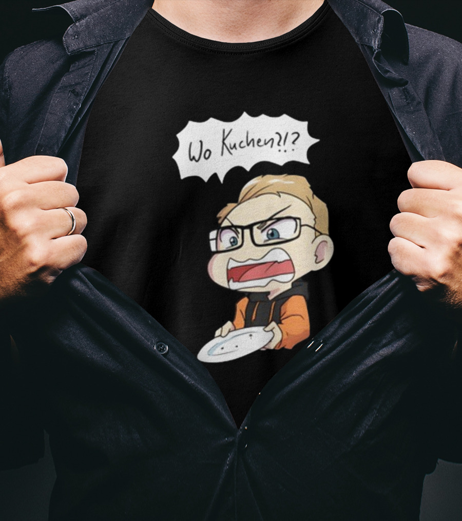 Wo Kuchen Kittycat Cakes Damen Comic Style Character T-Shirt