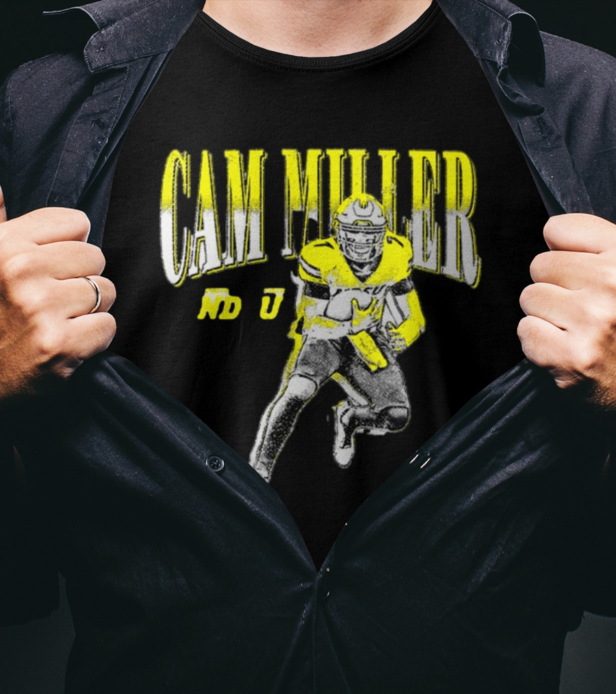 Cam Miller NDSU North Dakota State Football Action T-Shirt