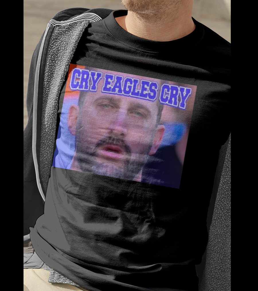 Shan Shariff Nick Sirianni Cry Eagles Cry Cry Eagles Cry T-Shirt