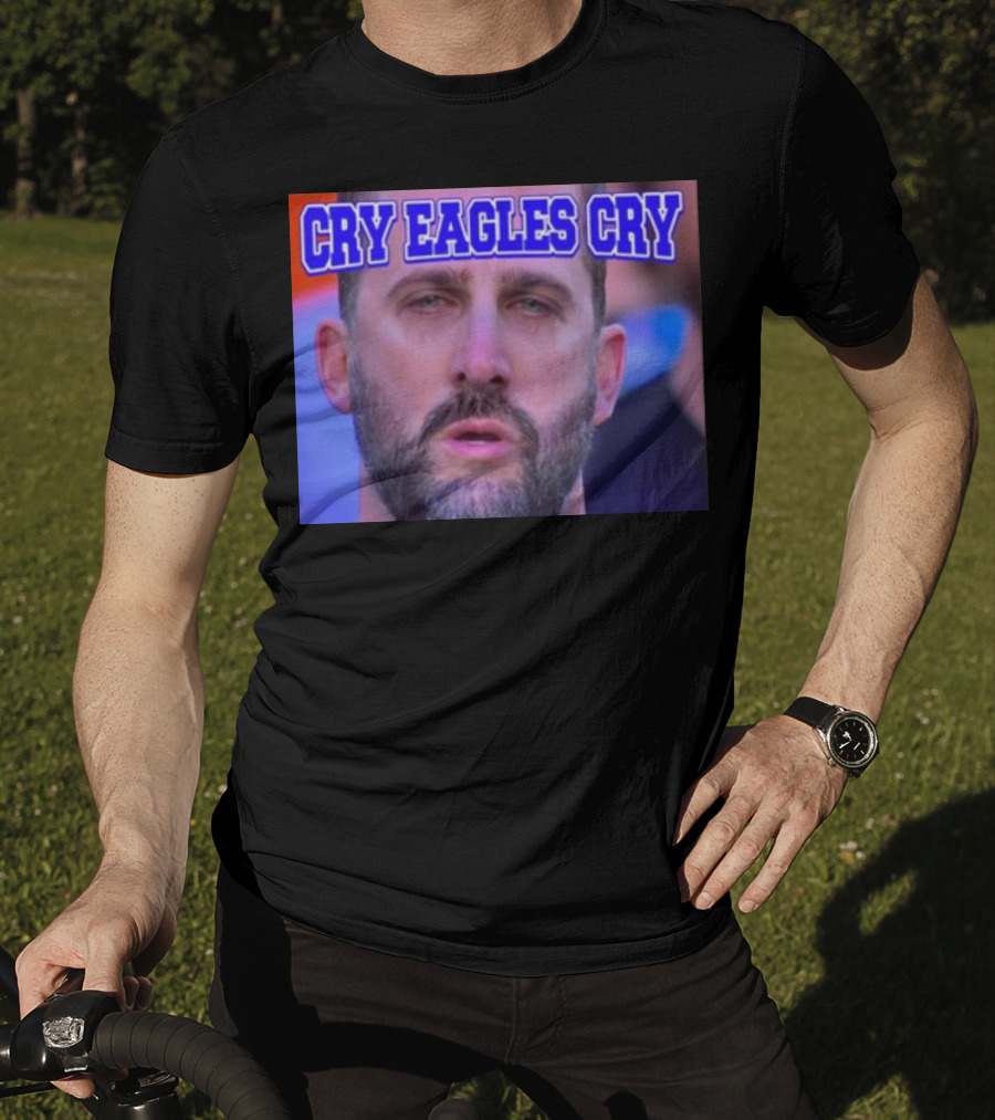 Shan Shariff Nick Sirianni Cry Eagles Cry Cry Eagles Cry T-Shirt