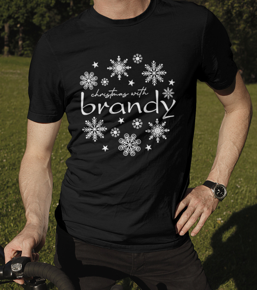 Christmas With Brandy Snowflakes Stars T-Shirt