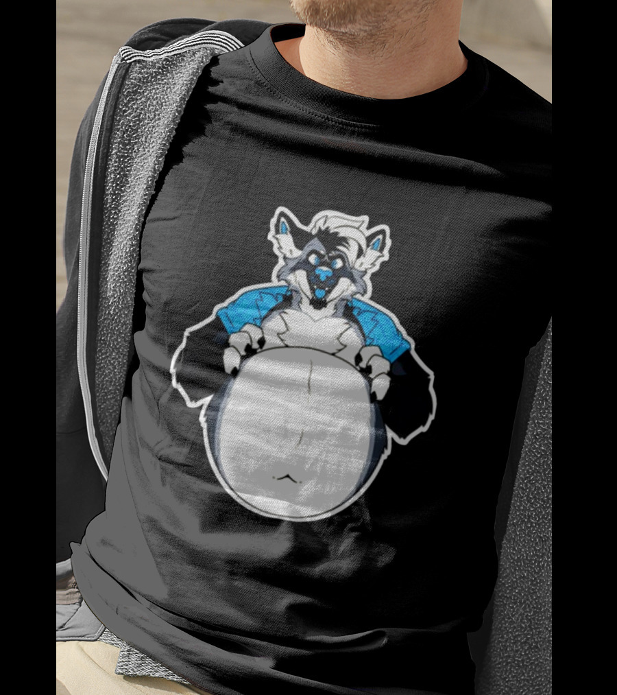 Sloshdog Jax's Cool Wolf Character T-Shirt