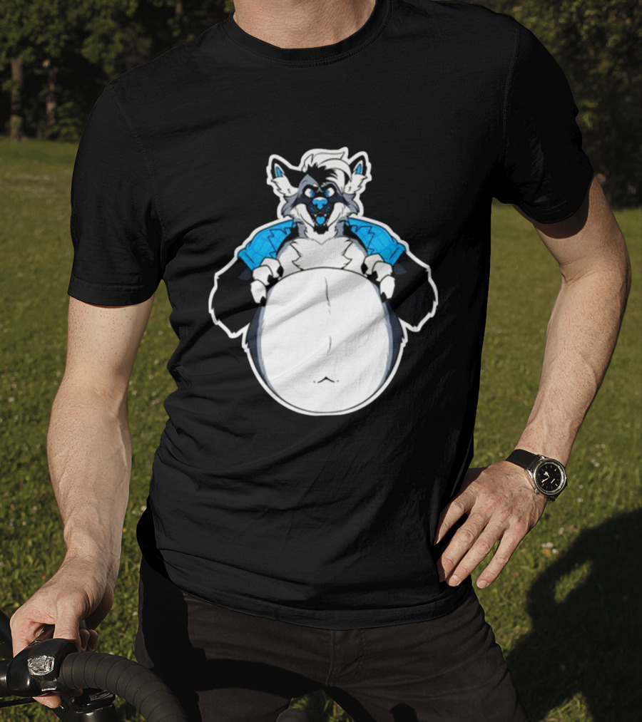 Sloshdog Jax's Cool Wolf Character T-Shirt