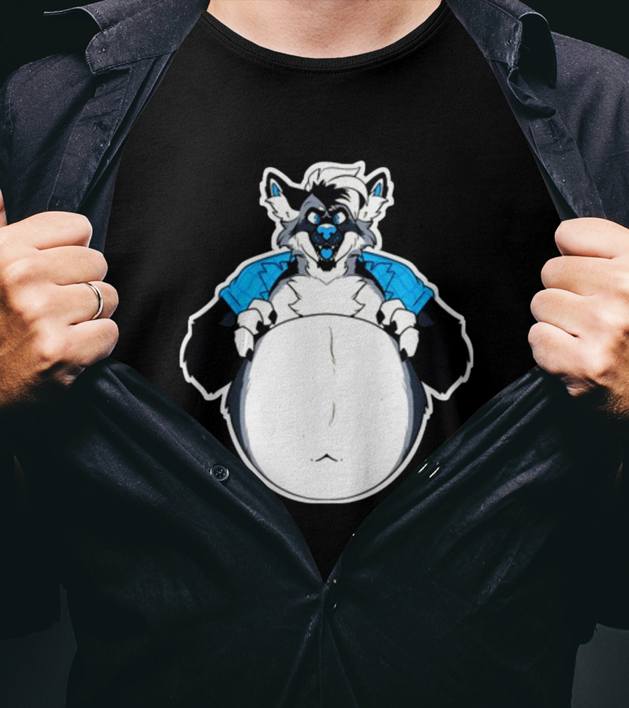 Sloshdog Jax's Cool Wolf Character T-Shirt