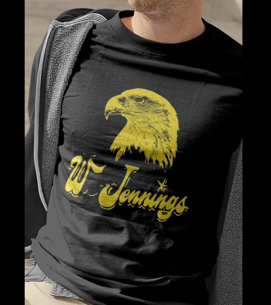 Seager X Waylon Jennings Eagle W Jennings Star T-Shirt