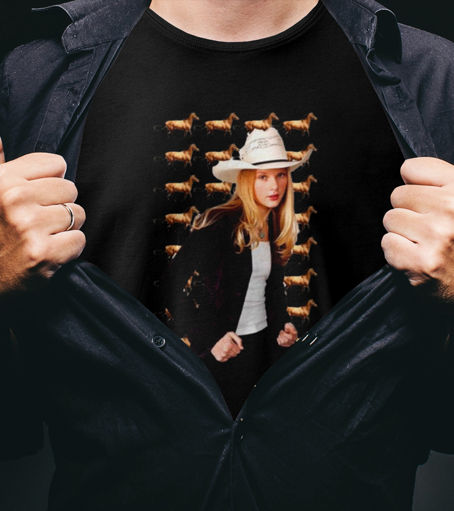 Extreme Horse Girl Cowgirl Aesthetic T-Shirt