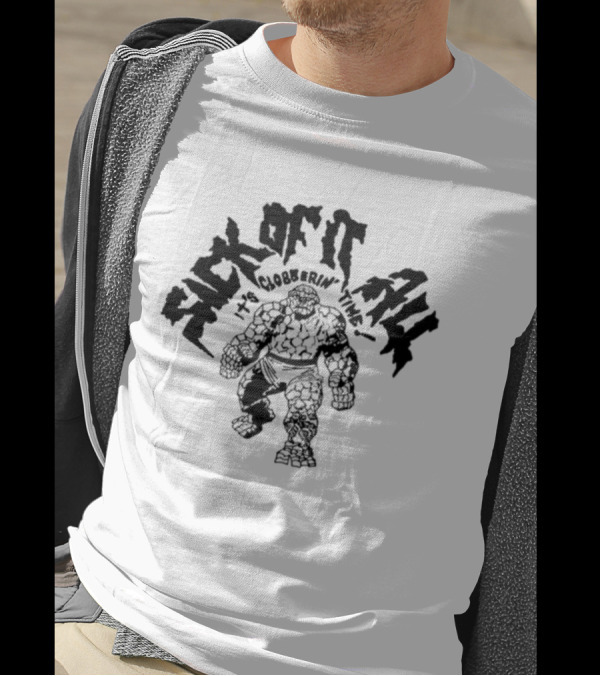 Sick Of It All It's Clobberin' Time The Thing Comic T-Shirt