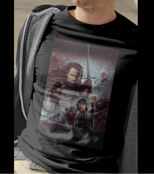 The Lord Of The Rings The Return Of The King Aragorn Frodo Gandalf Movie T-Shirt
