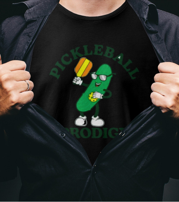 Middleclassfancy Pickleball Prodigy Pickle Racket Champion T-Shirt
