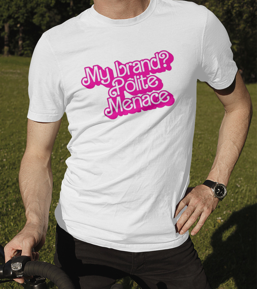 My Brand Polite Menace Barbie New T-Shirt