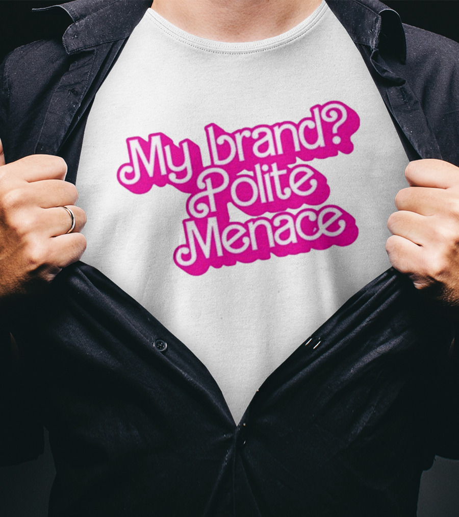My Brand Polite Menace Barbie New T-Shirt