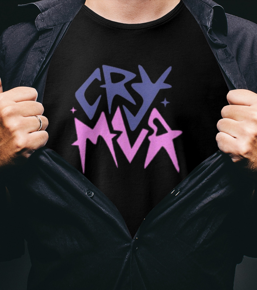 Xcryboy Yerimua Cry Mua Purple Pink Star T-Shirt