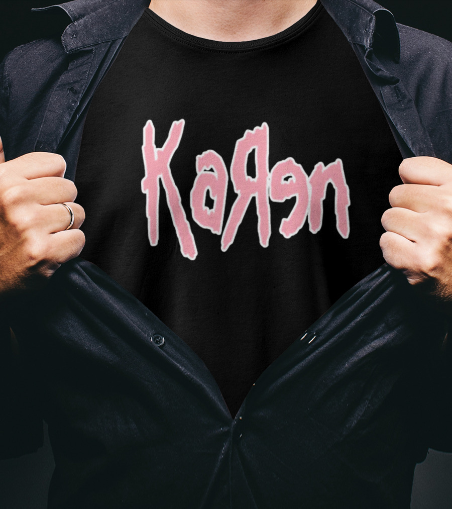 Korn Karen Logo Meme T-Shirt