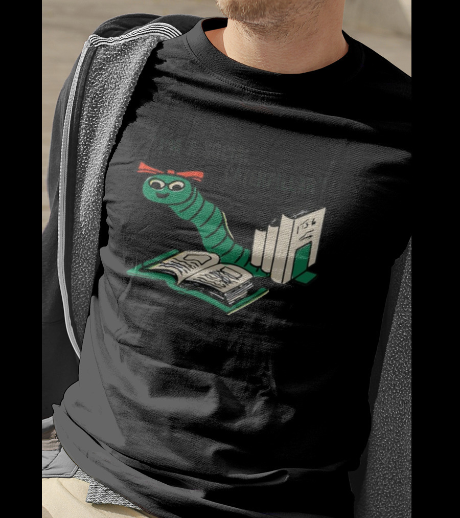 Sthatgohard I'm A Social Caterpillar Cartoon Worm Books T-Shirt