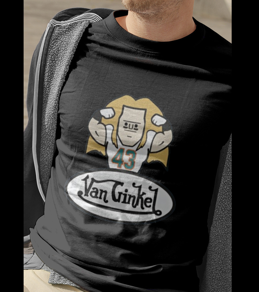 Van Ginkel 43 Vibzmiami Football Player T-Shirt