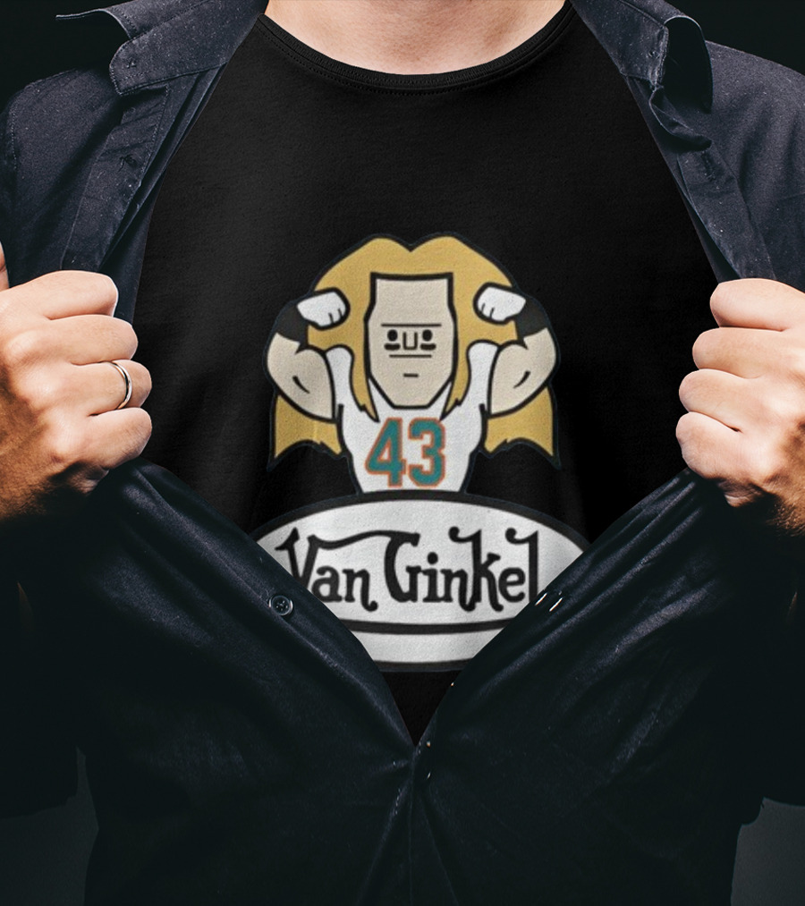 Van Ginkel 43 Vibzmiami Football Player T-Shirt