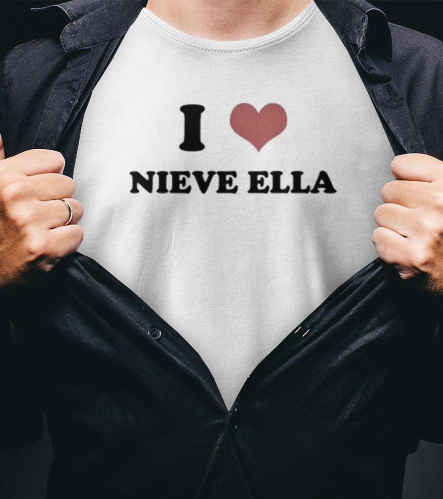 Nina Loves Siobhan I Love Nieve Ella T-Shirt