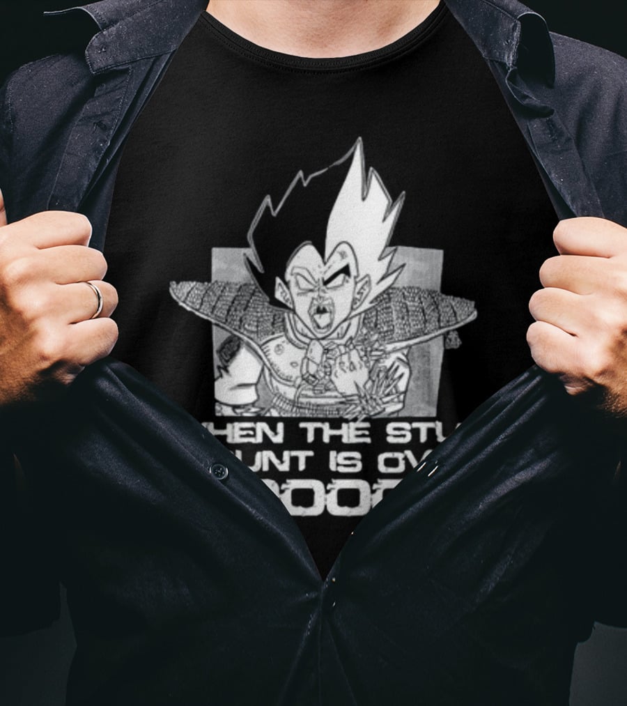 When The Stud Count Is Over 9000 Vegeta Meme T-Shirt