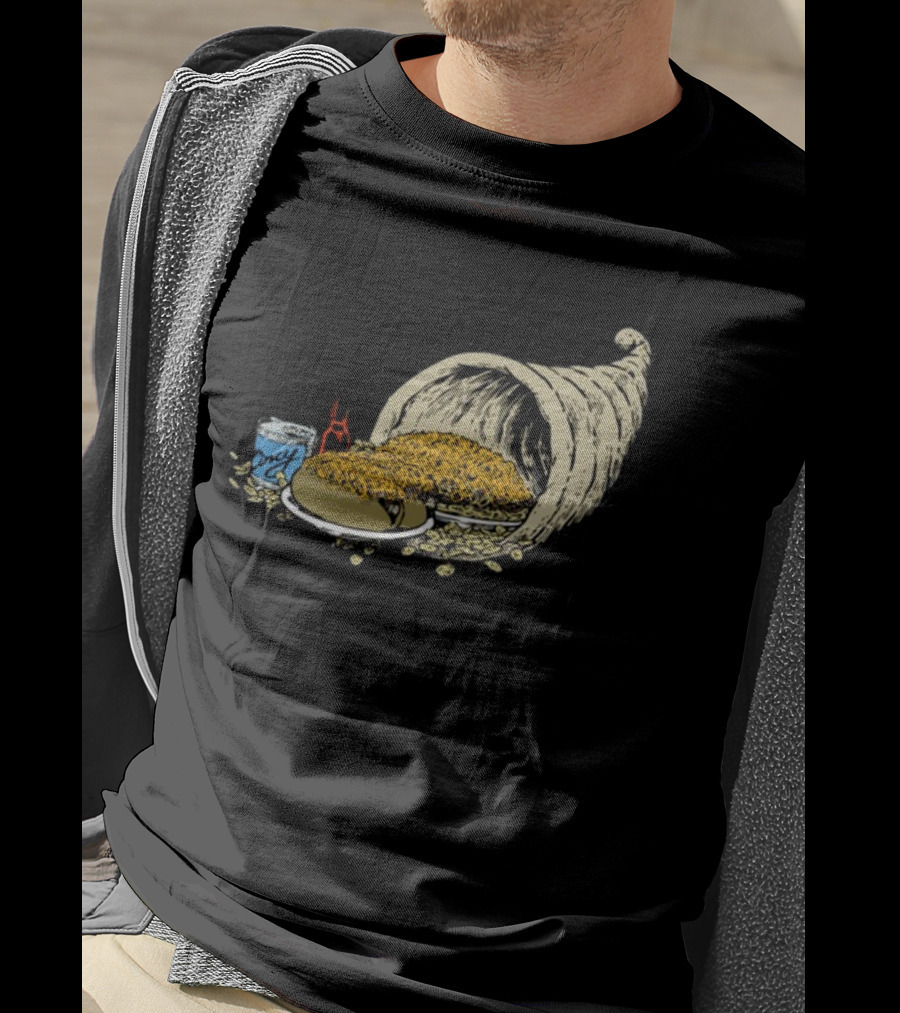 Cincy S Cincy Copia Cornucopia Chili Spaghetti And Hot Sauce T-Shirt