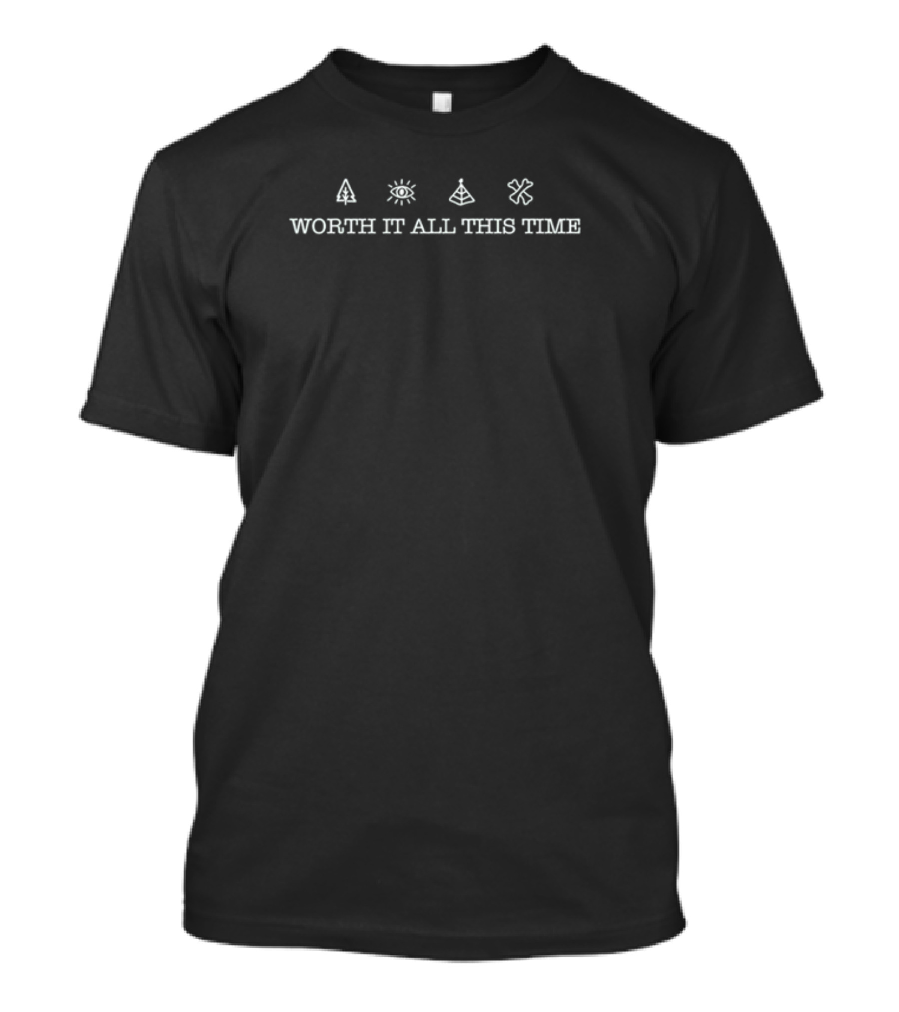 Worth It All This Time Aysiahs Designs Symbols Collection T-Shirt