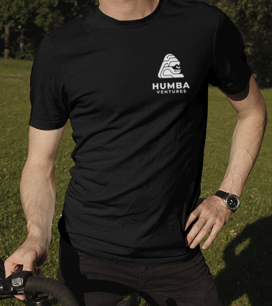 Humba Ventures Black Shirt With White Stylish T-Shirt