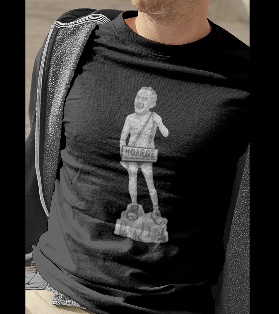 Stu Hoarse Stone Sculpture Statue T-Shirt