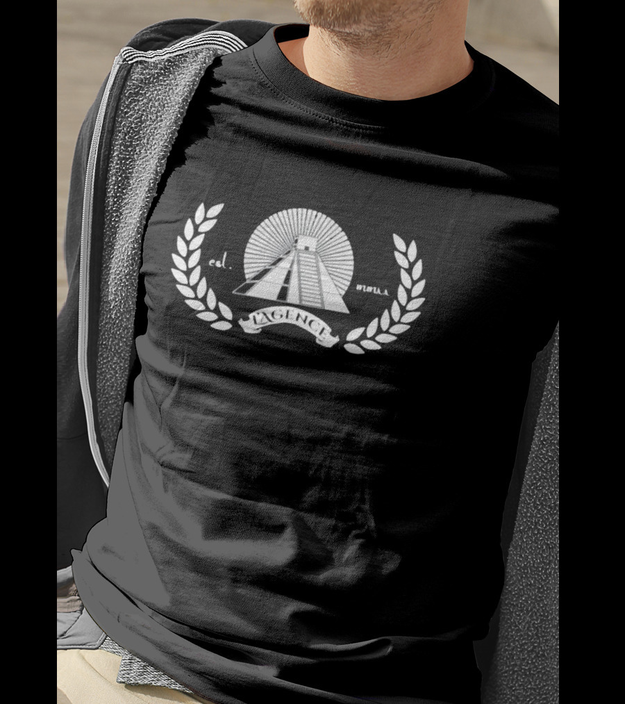 L'Agence Est. MMXXI Laurel Wreath Pyramid T-Shirt