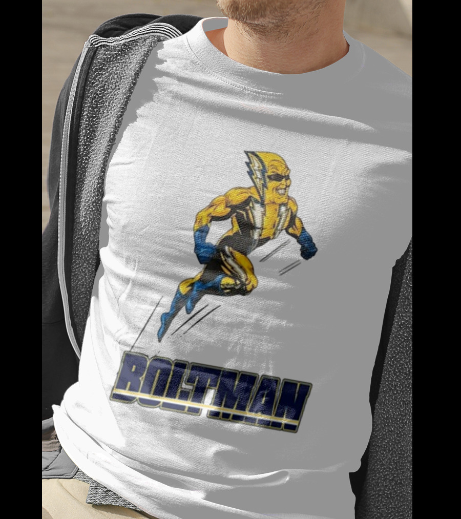 Boltman Superhero With Lightning Costume T-Shirt