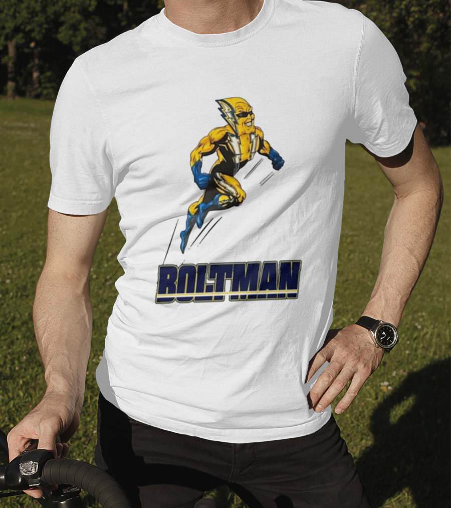 Boltman Superhero With Lightning Costume T-Shirt
