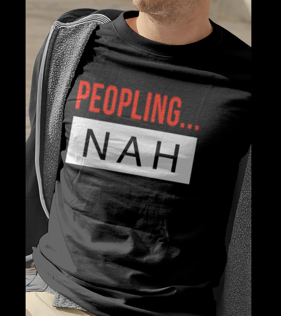 Peopling Nah Minimalist T-Shirt