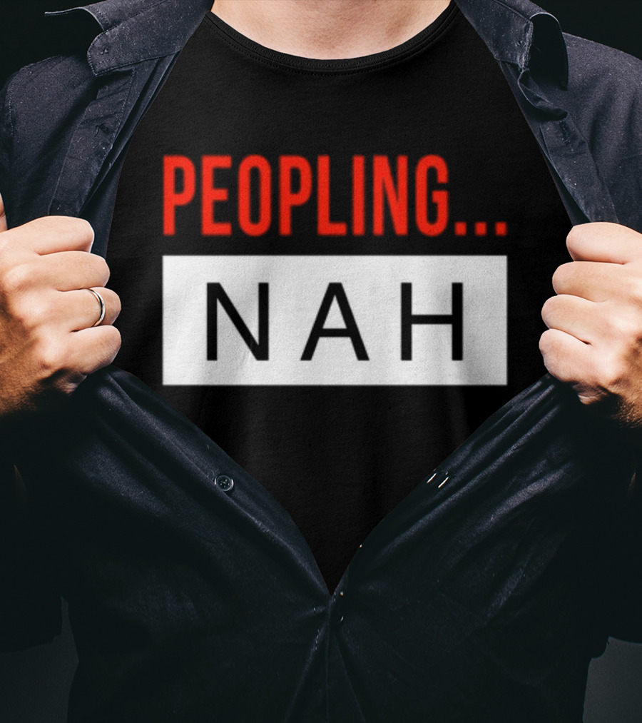 Peopling Nah Minimalist T-Shirt